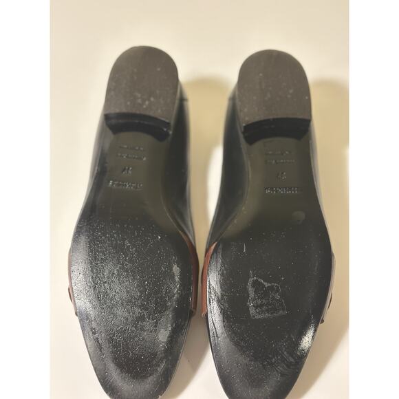Rare Hermes Leather Kelly Buckle Loafer Women Size 37 US 6.5 Good Cond. W/ Dust - Picture 11 of 16